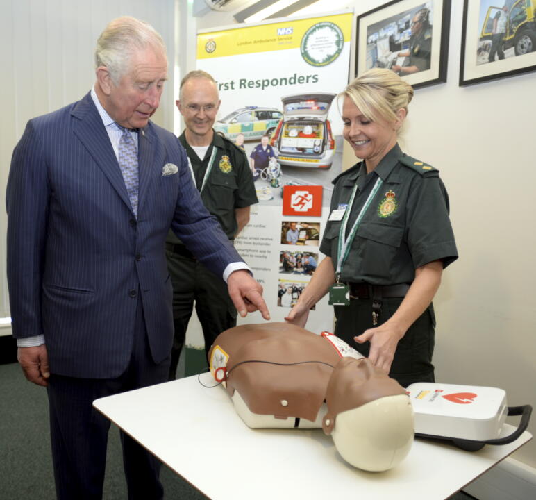 HRH PRINCE CHARLES LONDON AMBULANCE44