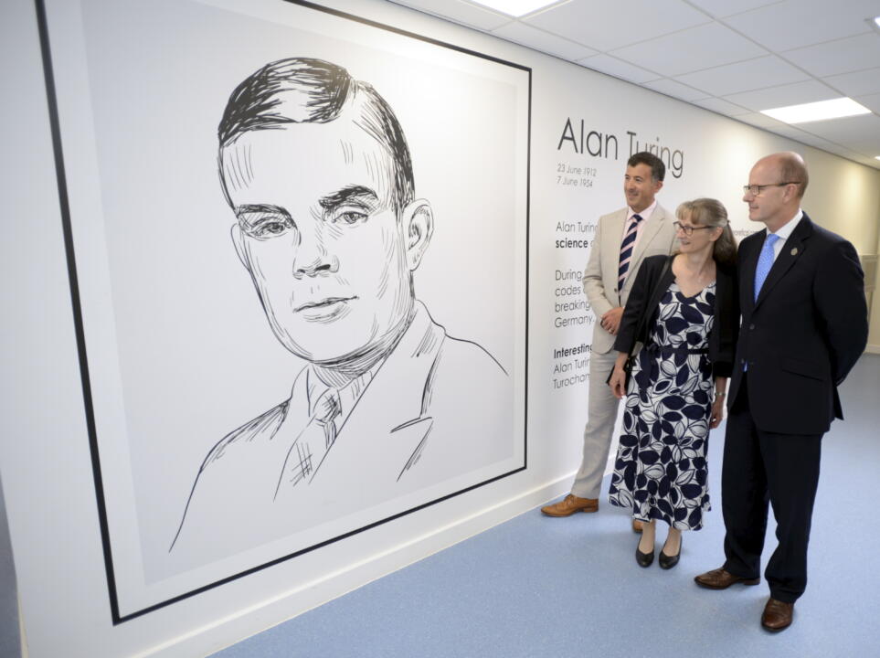 JEREMY FLEMING OPENS ALUN TURING MATHS HUB31