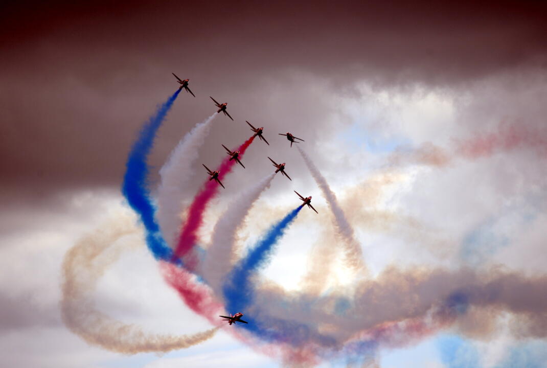 TIM PEAKE RED ARROWS RAF FAIRFORD16